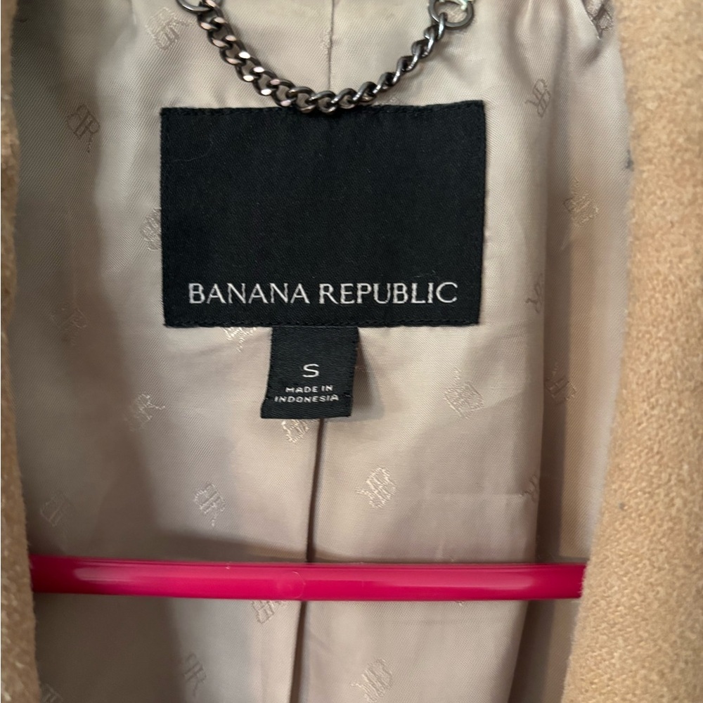 Banana Republic Camel Wool-Blend Top Coat - Picture 4 of 5